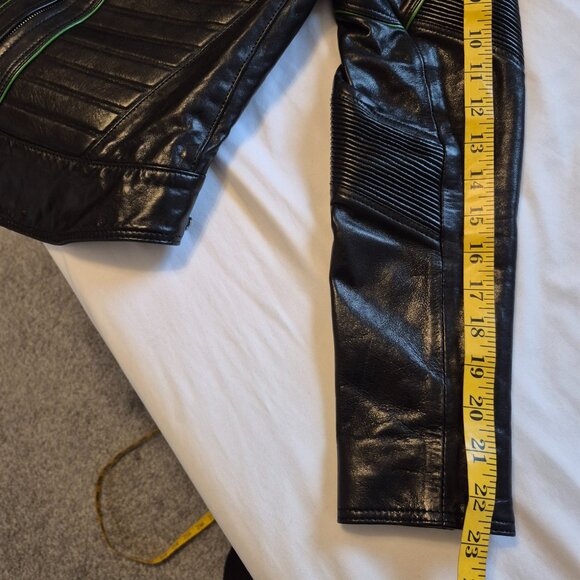 Custom Embossed Leather Jacket with Praying Eagle Claws by Oceandrive Leather - Picture 15 of 15